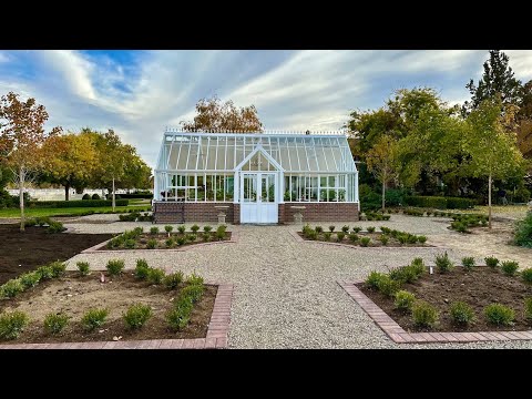 Beautiful Glass Greenhouse Installation from Start to Finish! 🤩🙌🥰