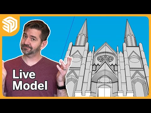 Modeling ST. PATRICK'S Cathedral Facade in SketchUp