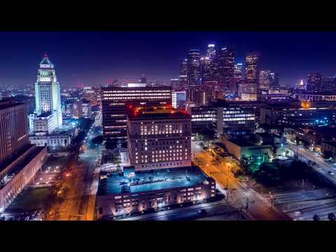 LA at Night (4k Drone Video Tour)