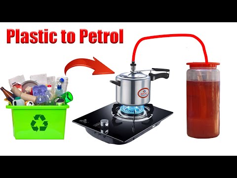 Plastic to fuel || How to make petrol at home