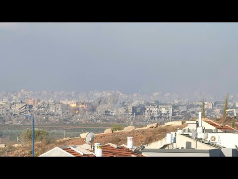 Explosions, smoke over northern Gaza on day 40 of Israel-Hamas war | AFP