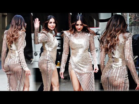 MALAIKA ARORA Looks Sensational In High-Thigh Slit Outfit For Jhalak Dikhlaja Shoot