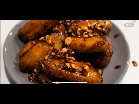 Tangy Asian Style Air Fryer Chicken Wings | Dino's Easy Meals