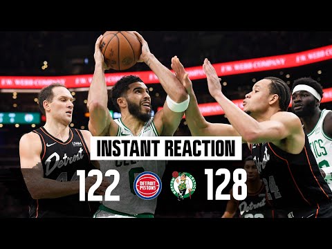 INSTANT REACTION: Celtics grind out tough overtime win against Pistons, hand them 28th loss in a row