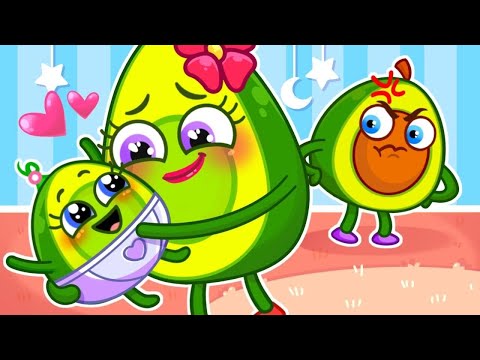 No, Mommy is mine! 😢 Avocado Baby, Don't Feel Jealous || Funny Stories for Kids by Pit &amp; Penny 🥑