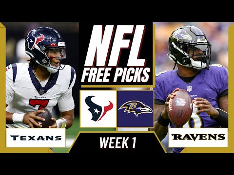 TEXANS vs. RAVENS NFL Picks and Predictions (Week 1) | NFL Free Picks Today