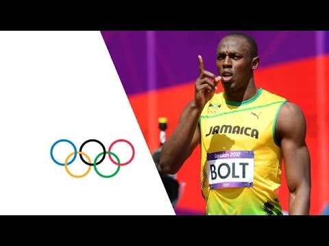 Usain Bolt &amp; Yohan Blake Win 100m Heats - London 2012 Olympics