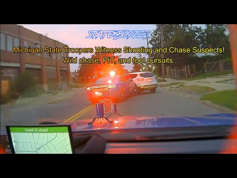 State Troopers Witness Shooting While on Traffic Stop | High Speed Chase Through Detroit