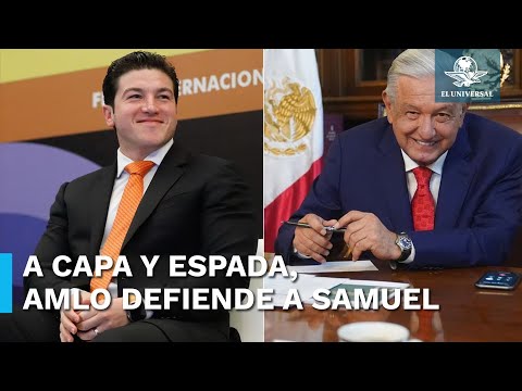 Nadie como Samuel Garc&iacute;a;  las veces que AMLO ha salido a la defensa del gobernador de NL