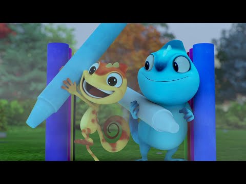 CRAYON #1 #2 #3 | FULL EPISODE | Cam &amp; Leon | Cartoon for Kids