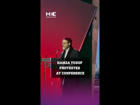 Hamza Yusuf interrupted at Islamic convention