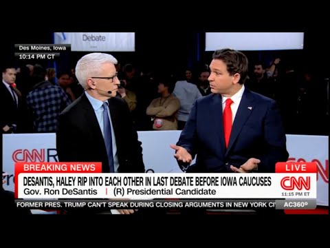 Ron DeSantis Joins CNN&rsquo;s Anderson Cooper Post-Debate