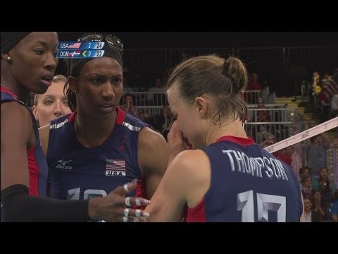 Women's Volleyball Quarterfinal - USA v  DOM | London 2012 Olympics