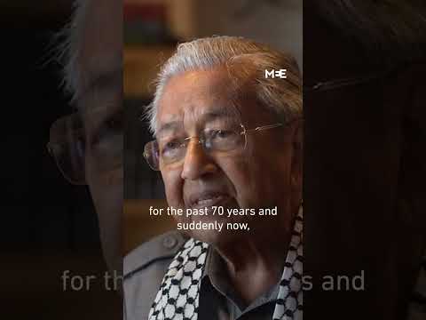 Former prime minister of Malaysia Mahathir Mohamad speaks out about &amp;lsquo;misfired Hamas rocket&amp;rsquo;