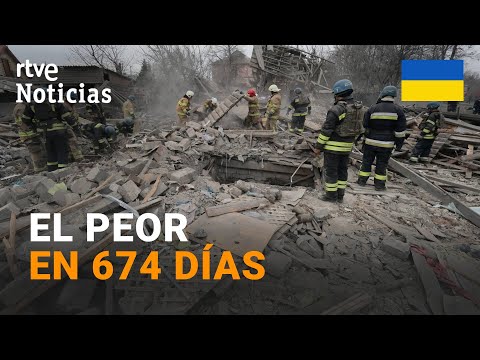 GUERRA UCRANIA: KIEV denuncia un ATAQUE MASIVO con 158 MISILES que deja al menos 18 MUERTOS | RTVE