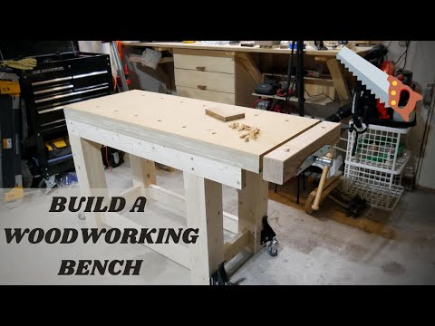 How to Build a Woodworking Bench w/ FREE PLANS // TheTranq