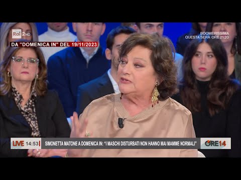 Simonetta Matone: &amp;quot;I maschi disturbati non hanno mai mamme normali&amp;quot; - Ore 14 del 21/11/2023