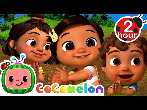 Simon Says (Outdoors Edition) | Cocomelon - Science Videos for Kids Moonbug Kids - Our Green Earth