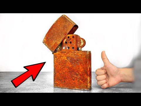 World&rsquo;s Largest Lighter Restoration ASMR