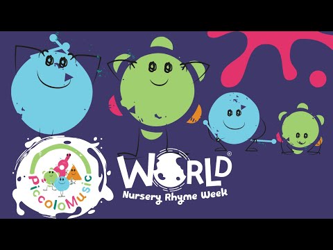 Head Shoulders Knees and Toes lyrics video by Piccolo Music | 'World Nursery Rhyme Week 2023'