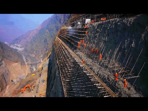 How To Build Giant Dam&amp;amp; Hydroelectric Plant At High Mountain. China &amp;amp; Turkey's Incredible Projects