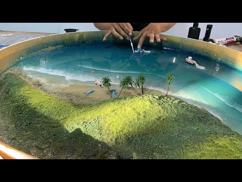 How to make an OCEAN TABLE &ndash; Awesome ideas &ndash; Epoxy Resin art