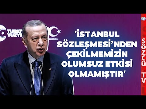 Erdoğan'dan İstanbul S&amp;ouml;zleşmesi A&amp;ccedil;ıklaması! 'En Ufak Olumsuz Etkisi Olmadı'