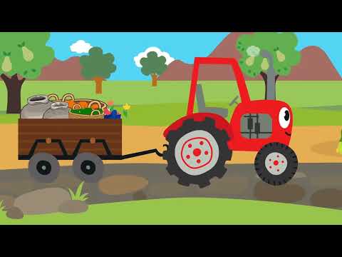 Песенки КОТЭ ТВ 🚜 Про синий трактор, красный трактор, песенки про котиков S9