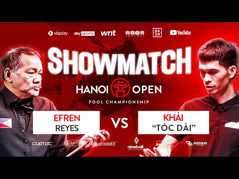 🔴Trực tiếp | Efren Reyes vs Do Khai | 2023 Hanoi Open Pool Championship | Showmatch