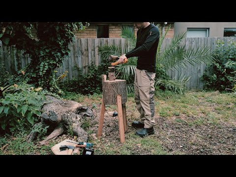 Making an Axe/Chopping Block for Spoon Carving