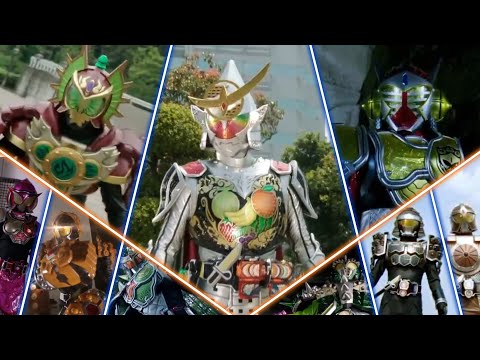 Kamen Rider Gaim All Rider Henshin &amp; Forms