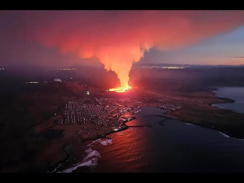 Iceland volcano erupting again, prompting evacuations and burning homes