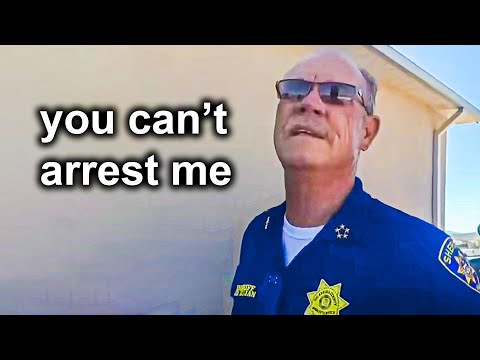 When A Corrupt Sheriff Realizes He's Been Arrested