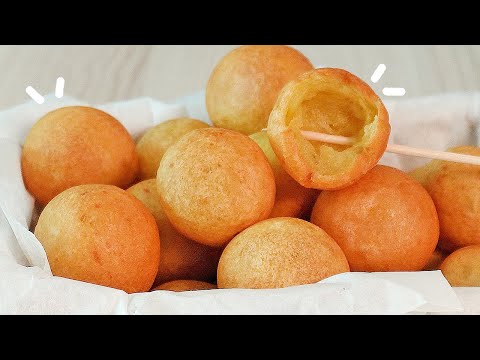 sweet potato balls recipe  (Easy 3 Ingredient / Kids snacks / beer snacks)