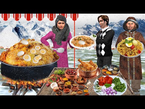 Winter Ka Lalchi Biryani Wala Street Food Hindi Kahaniya Hindi Moral Stories New Funny Comedy Video