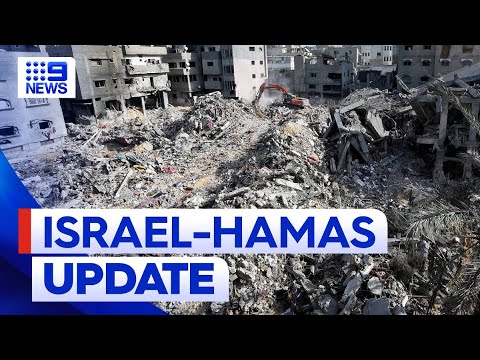 Israel claims Hamas used hospital as headquarters | 9 News Australia