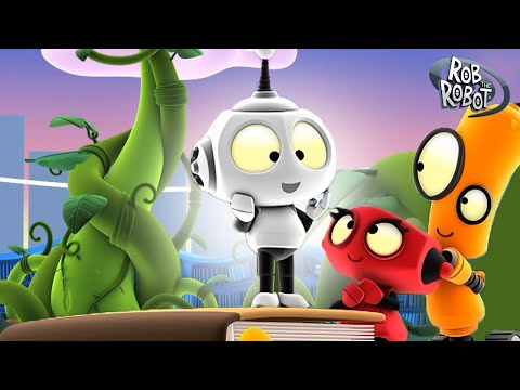 Rob and the Giant Beanstalk! ? Story Book Planet ? | Rob The Robot | Preschool Learning