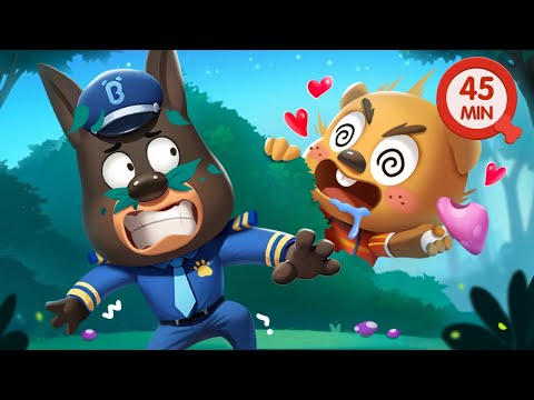 Go away! Biting Monster | Safety Tips | Kids Cartoon | Monster Cartoon | Sheriff Labrador