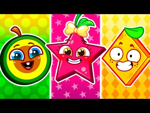 It's a Baby Race 🟡🔶🟩 Learn Shape Puzzles || Best Kids Cartoon by Pit &amp; Penny Stories 🥑💖