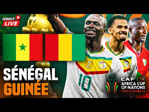 🔴🇬🇳🇸🇳 GUINEE - SENEGAL + 🇬🇲🇨🇲 GAMBIE - CAMEROUN / 🇸🇳ALLEZ NDIAYE!LES LIONS LEADER ? / can 2024 live