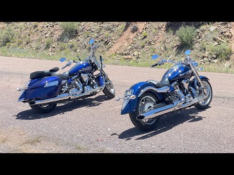 &quot;2 Blue Liners&quot; - 2014 Yamaha Roadliner S and 2009 Stratoliner S (Both 1854cc)