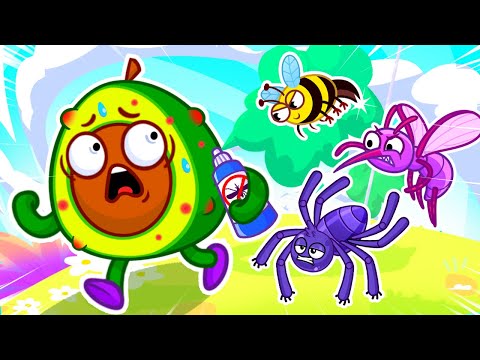 Go Away Bugs ✋ Don't Be Scared Mosquito 🦟 || Best Kids Cartoons by Pit &amp; Penny Stories🥑✨