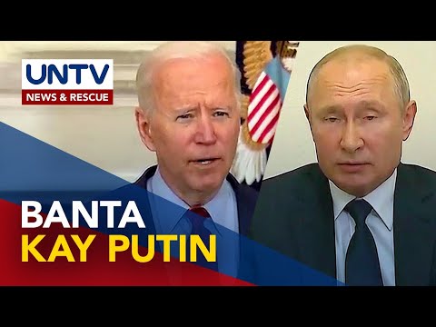 Biden, nagbanta kay Russian President Putin kung may pag-atake sa Ukraine