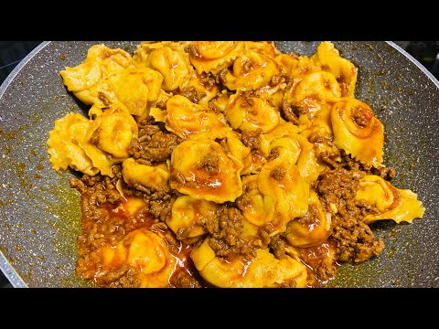 Cappelletti al rag&ugrave; ,ripieni formaggi e mortadella.Romagna mia