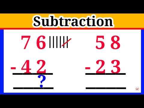 Subtraction | Basic Subtraction | Subtraction For Class 1 | Learn To Subtract | Subtract