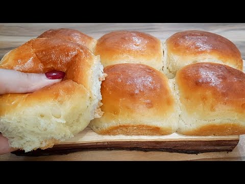 No kneading! Just need 5 Minutes to prepare! Supper Fluffy Dinner Rolls