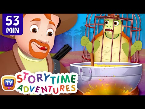 The Poacher and the Turtle King + Many More Stories - ChuChuTV Storytime Adventures Collection