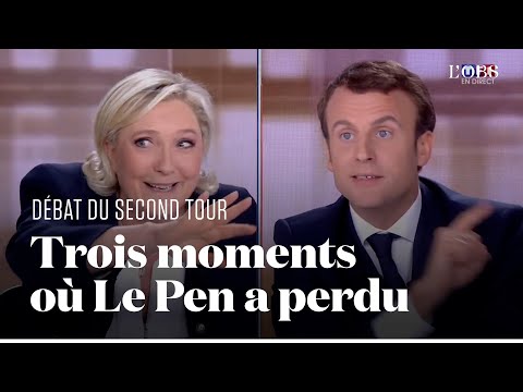 D&eacute;bat de 2017 : trois moments o&ugrave; Marine Le Pen s'&eacute;tait rat&eacute;e face &agrave; Emmanuel Macron