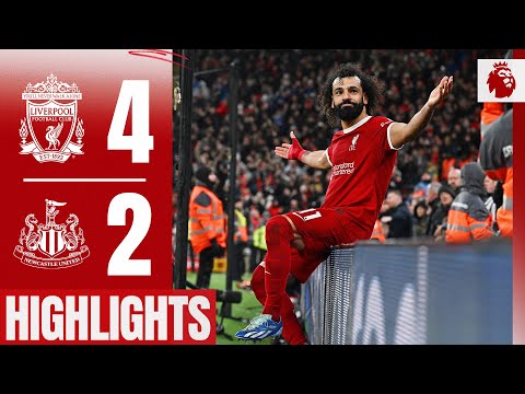 Six-Goal THRILLER! Salah Double, Gakpo &amp; Jones Goals! Liverpool 4-2 Newcastle | Highlights