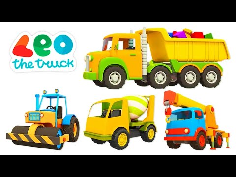 Car cartoon for kids &amp; Leo the Truck full episodes. Street vehicles &amp; construction vehicles for kids